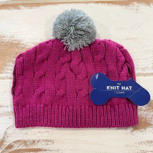 5/$20 NEW OS Small Pet Pom Pom Knit Stocking Hat-Dogs-Cats